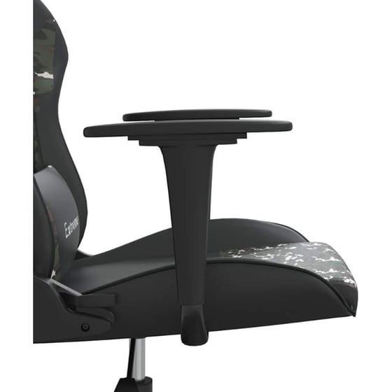 Καρέκλα Gaming VIDAXL 345456 με Ρυθμιζόμενα Μπράτσα από Τεχνητό Δέρμα - Μαύρο image 8