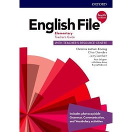 English File: Elementary: Teacher's Guide with Teacher's Resource Centre