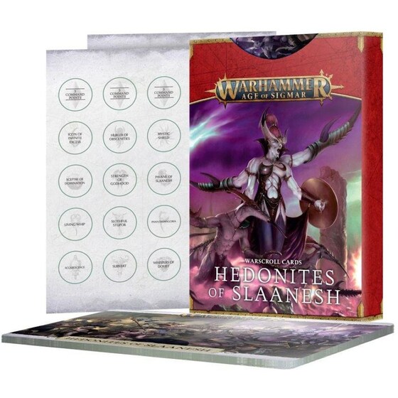 Warhammer Age Of Sigmar - Warscroll Cards: Hedonites Of Slaanesh image 0