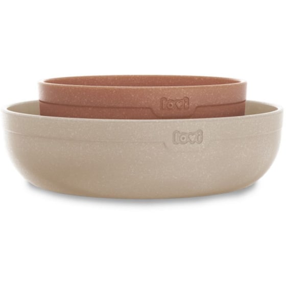 Lovi Σετ Μπολάκια 2 Τεμαχίων - Granola Beige image 0