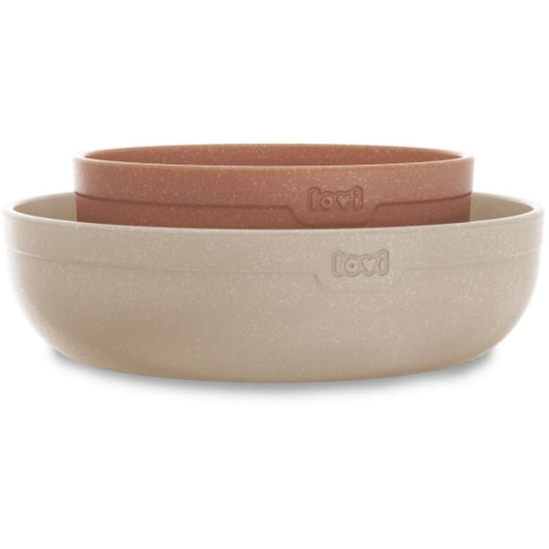 LOVI Lovi Σετ Μπολάκια 2 Τεμαχίων - Granola Beige