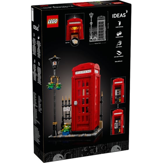 LEGO® Ideas Red London Telephone Box (21347) image 9