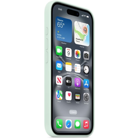 Θήκη Apple iPhone 16 - Apple Silicone Case with MagSafe - Aquamarine image 1