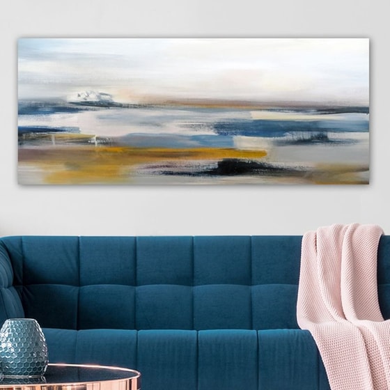 Μοντέρνος Πίνακας 24Mall Αφηρημένο Τοπίο 50x120 cm image 1