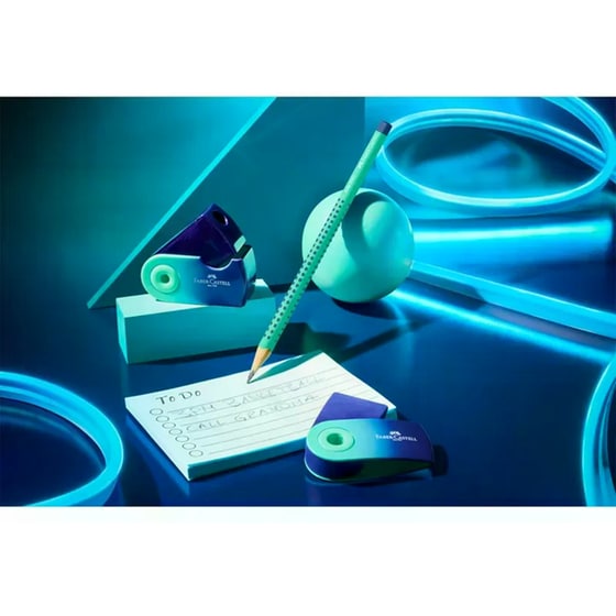 Μολύβι Faber Castell Grip Flow Edition B Buzzing Blue image 2