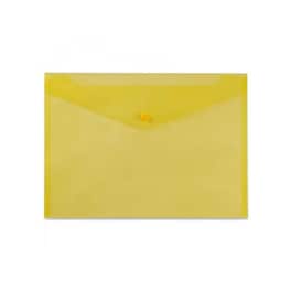File Bag Snap Deli A4 2C Slucent Yellow