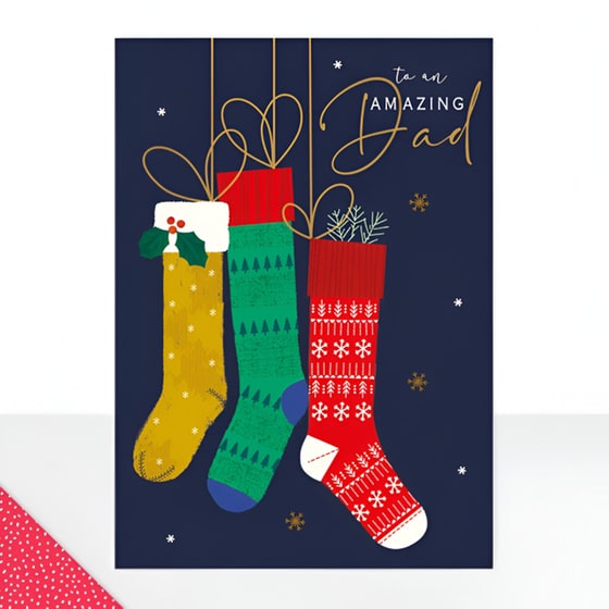 Ευχετήρια Κάρτα Laura Darrington To An Amazing Dad Xmas 13.5x16.5cm image 0