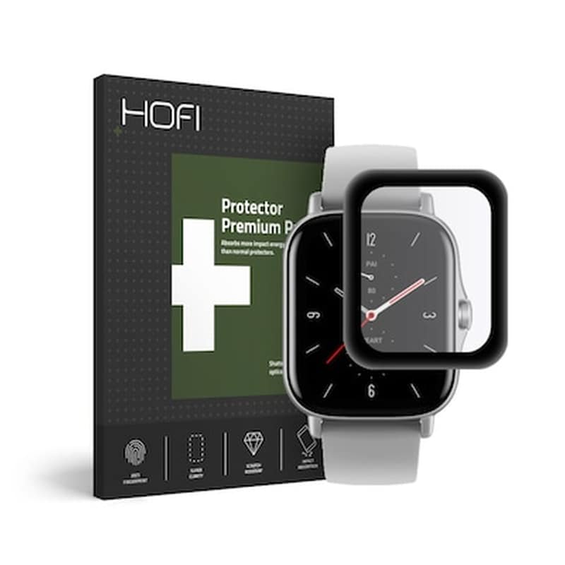 HOFI Προστασία Οθόνης Hofi Hybrid Glass Full Face Tempered Glass για Amazfit GTS 2/2e