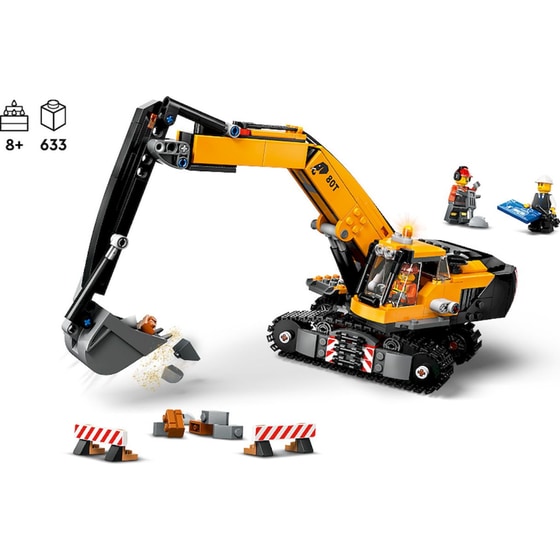 Lego City Yellow Construction Excavator (60420) image 2