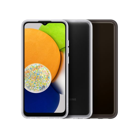 Θήκη Samsung Galaxy A03 - Samsung Soft Clear Cover - Black image 1