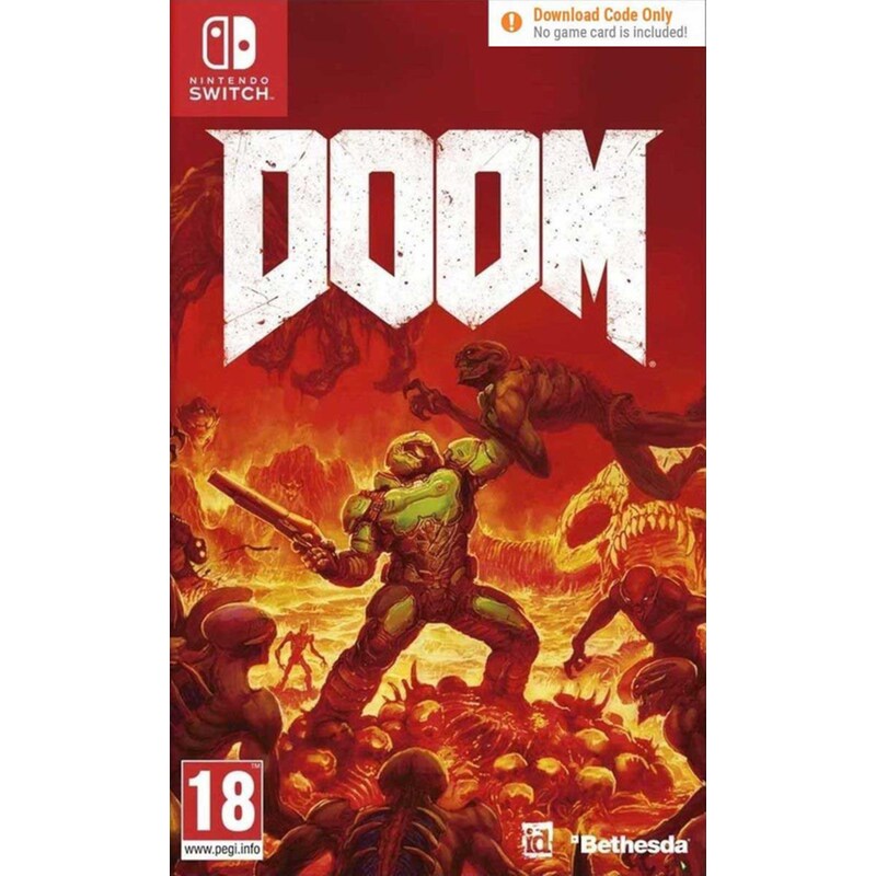 Nintendo Switch Game – DOOM (Code in a Box)