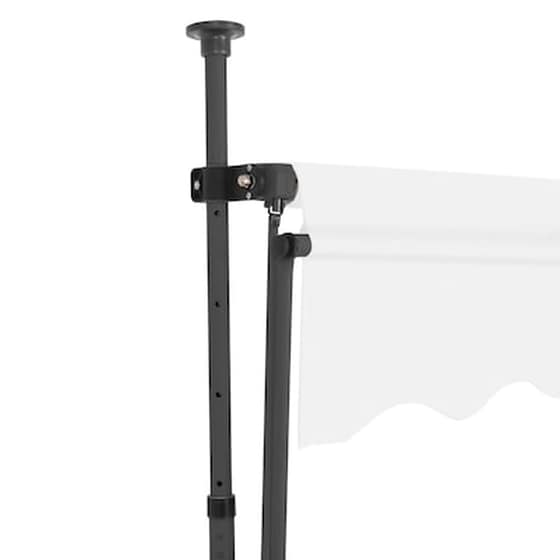 Τέντα Vidaxl Συρόμενη Χειροκίνητη με LED 400cm - Κρεμ image 4