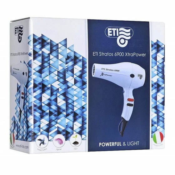 Σεσουάρ Μαλλιών ETI Stratos 6900 Extra Power 2500 W - Μαύρο image 1