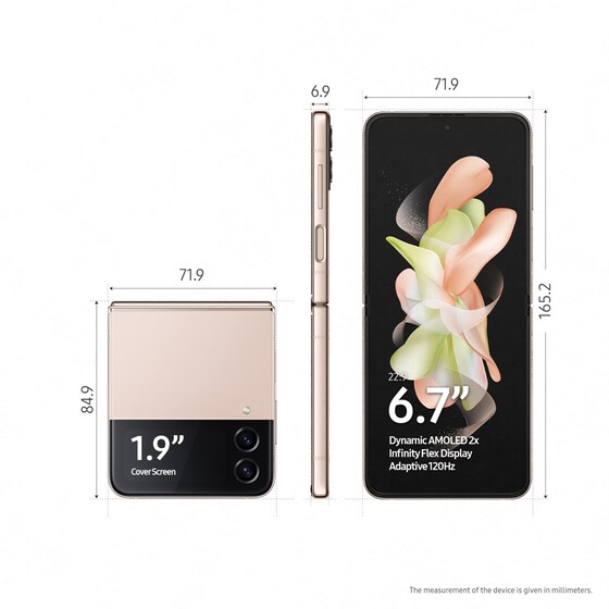 Samsung Galaxy Z Flip 4 5G 256GB - Pink Gold image 1