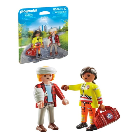 PLAYMOBIL® My Life DuoPack Διασώστης και Τραυματίας (71506) image 1