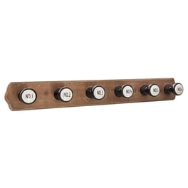 Κρεμάστρα Τοίχου Spitishop A-s Hooks 158141 από MDF 66.3x8.5x9cm - Καφέ