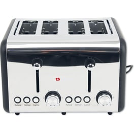 ALPINA SWITZERLAND 26997 4 Θέσεων 1500W Ασημί Φρυγανιέρα