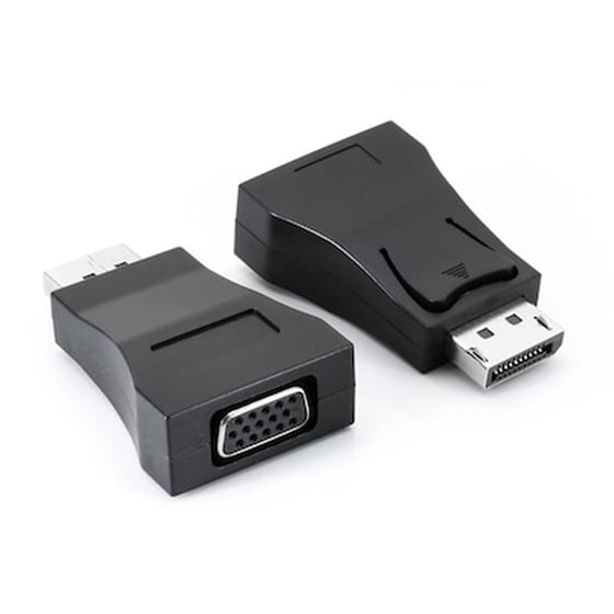 Powertech Αντάπτορας Display Port (m) Σε Vga (f) Cab-dp035, Μαύρο image 0