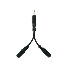 Καλώδιο Ήχου Belkin 3.5mm jack male σε 2x 3.5mm jack female - 0.1m