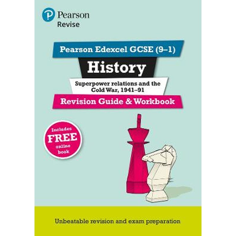 Pearson REVISE Edexcel GCSE History Superpower relations and the Cold War Revision Guide and Workbook inc online edition and quizzes - 2023 and 2024 exams