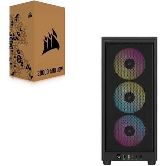 Κουτί Desktop Corsair iCUE 2000D Airflow RGB Mini Tower image 11