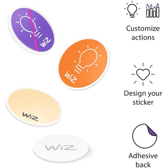 Tags Wiz NFC 4 Τμχ - Λευκό image 1