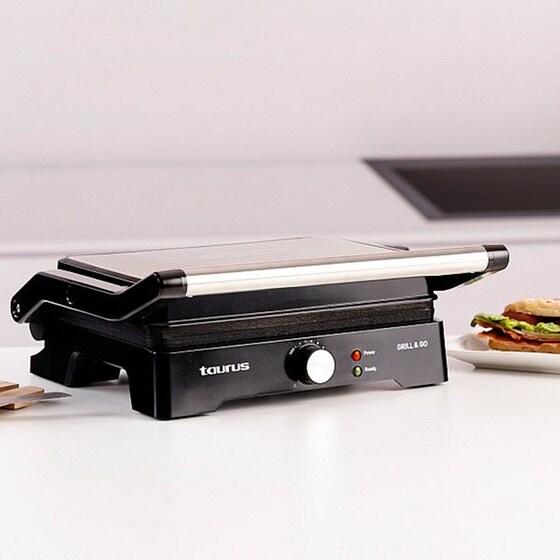 Ψηστιέρα Γκριλιέρα TAURUS GRILL & CO GR1500X 1500W Inox image 12