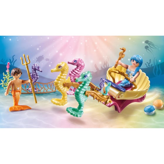 PLAYMOBIL® Princess Magic Γοργονο-άμαξα με ιππόκαμπους (71500) image 5