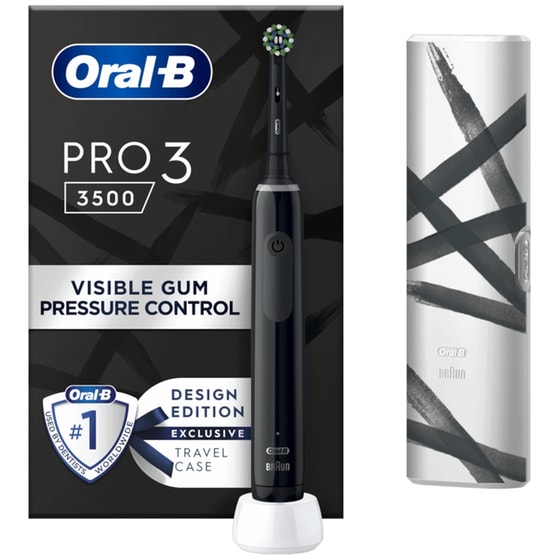 Ηλεκτρική Οδοντόβουρτσα ORAL-B PRO 3500 DESIGN EDITION Μαύρο image 2