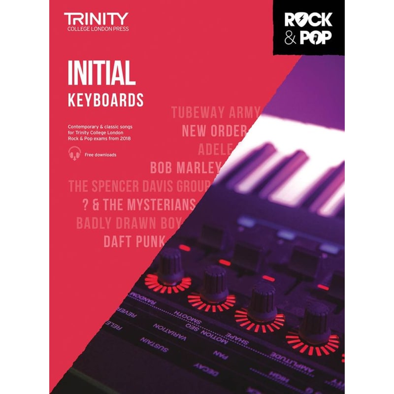 Trinity College London Rock Pop 2018 Keyboards Initial Grade