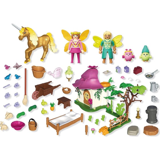 PLAYMOBIL®&nbsp; Magic Νεραϊδόσπιτο και Μονόκερος (71838) image 1