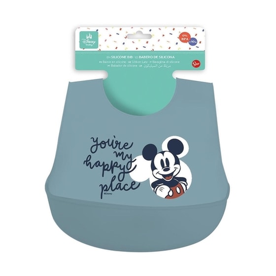Σαλιάρα Σιλικόνης Stor Mickey Mouse image 2