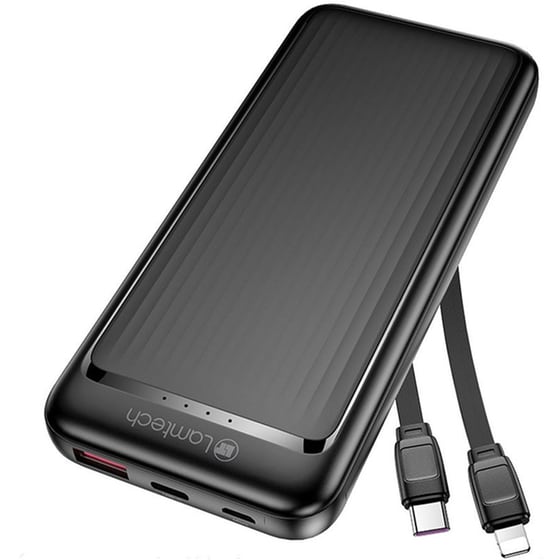 Powerbank Lamtech LAM114536 10.000 mAh - Μαύρο image 2