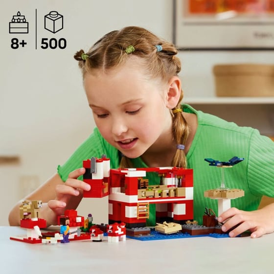 LEGO® Minecraft The Mooshroom House (21270) image 9