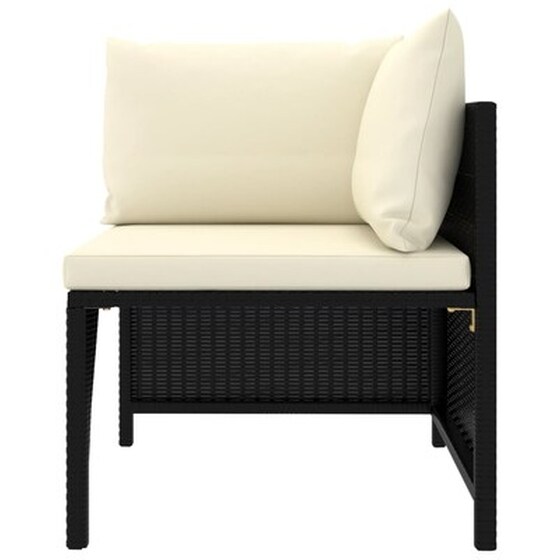 Vidaxl Σαλόνι Κήπου 11 Τεμαχίων Μαύρο Από Συνθετικό Ρατάν Με Μαξιλάρια image 3