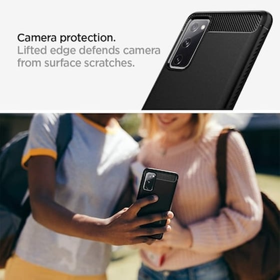 Θήκη Samsung Galaxy S20 Fe - Spigen Rugged Armor - Matte Black image 3