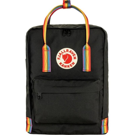 Σακίδιο&nbsp;Πλάτης&nbsp;Fallraven&nbsp;Kanken&nbsp;Black-Rainbow image 0