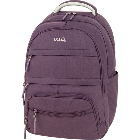 Σακίδιο Πλάτης Polo Multi Pocket Purple (+δώρο Πορτοφολάκι Polo) image 0