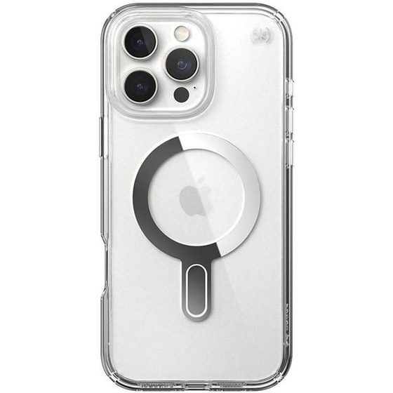 Θήκη Apple iPhone 16 Pro Max - Speck Presidio ClickLock - Clear/Chrome image 0