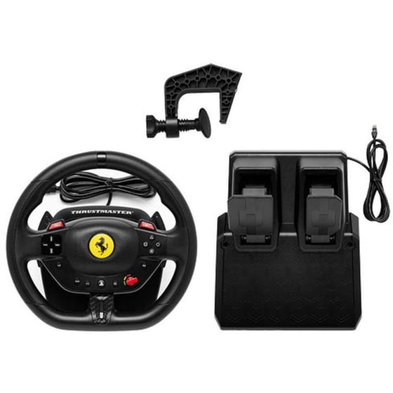 Τιμονιέρα με πετάλια Thrustmaster T98-P Ferrari 296 GTB για PC/PS4/PS5 - Μαύρο image 3