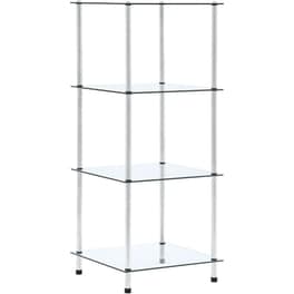 Ραφιέρα VidaXL Γυαλί 40x40x100 cm - Διάφανo