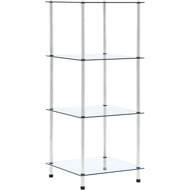 VIDAXL Ραφιέρα VidaXL Γυαλί 40x40x100 cm - Διάφανo