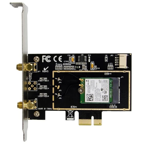 Powertech Κάρτα Επέκτασης Pcie St718, Ac7260 Dual-band Wireless image 1
