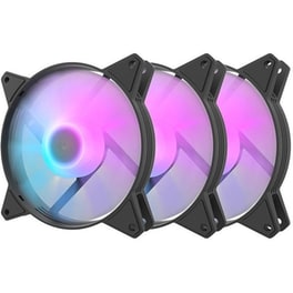 Σετ Ανεμιστήρων Darkflash C6 RGB 3in1, 120x120mm, Black