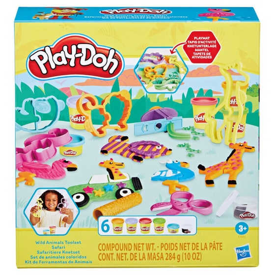 Hasbro Play-Doh Creative Wild Animals ToolΣετ image 0