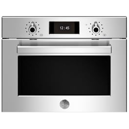 BERTAZZONI F457PROMWTX με Grill 38 Lt Inox Εντοιχιζόμενος Φούρνος Μικροκυμάτων