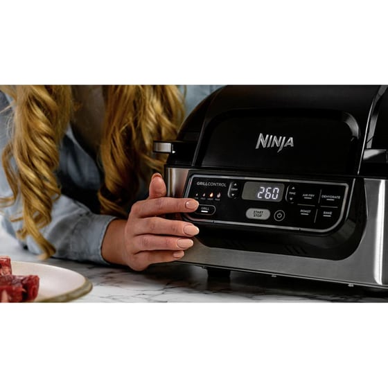 NINJA AG301EU 1750W 5.8L Ασημί Φριτέζα Αέρος image 7