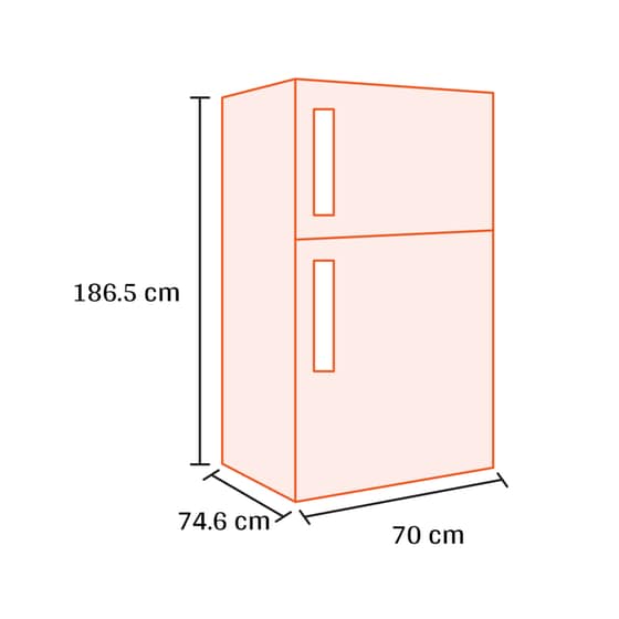 WHIRLPOOL WHD2 6472 XWE No Frost 477 Lt Λευκό Δίπορτο image 2