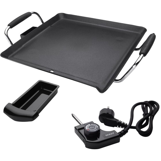 SOGO BAR-SS-1216 1500 W Μαύρο Teppanyaki Πλάκα Ψησίματος image 4