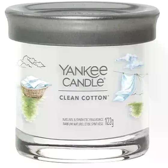 Κερί Yankee Candle Small Tumbler Clean Cotton image 0
